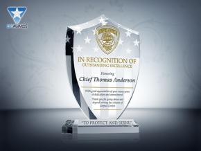 Police Recognition Award Plaque
